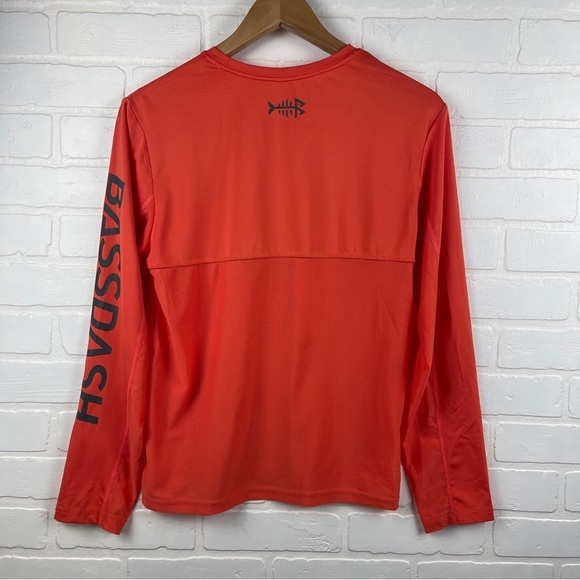Bassdash kids fishing shirt upf long sleeve tee stretch outdoor - Picture 2 of 5